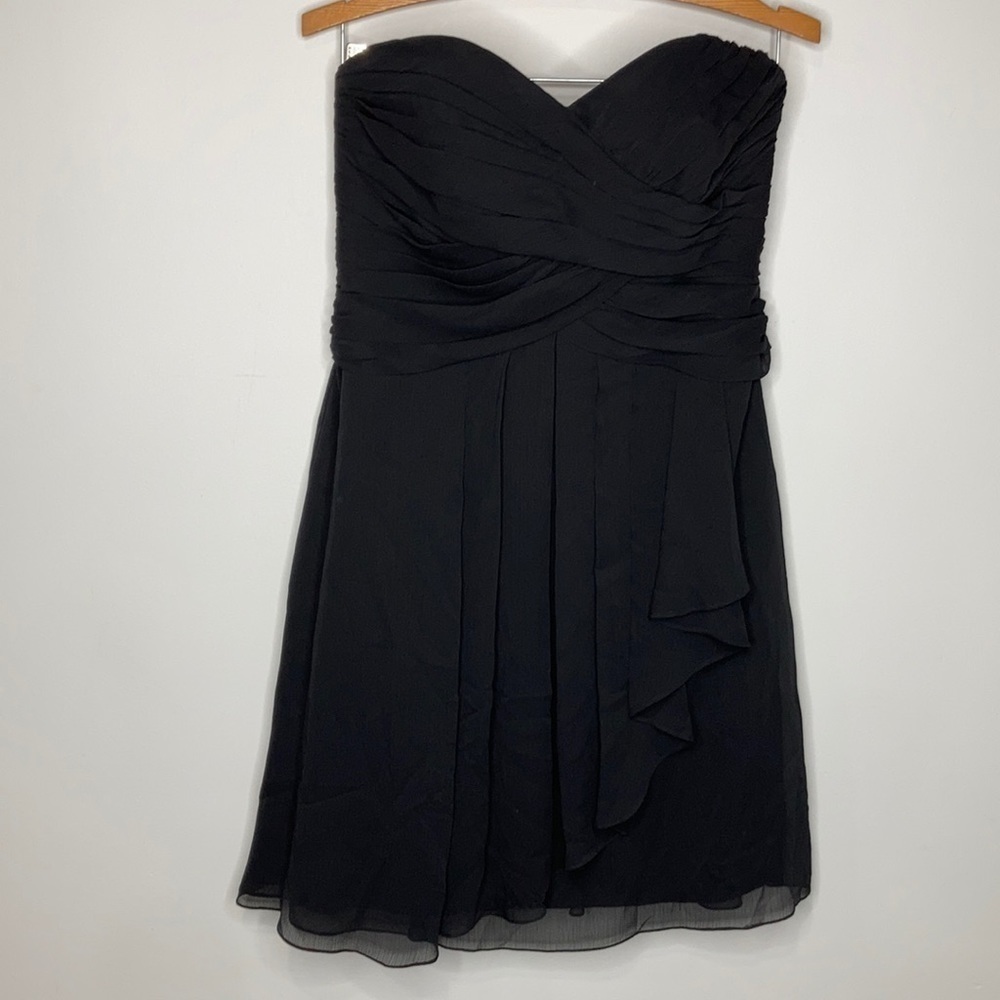 David’s Bridal black bridesmaids special occasion wedding dress size‎ 10